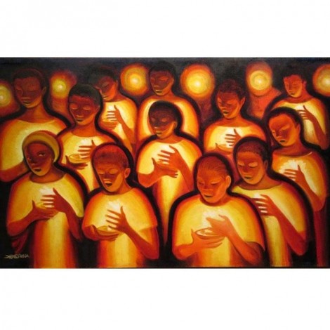 Candlelight Vigil - Bernard Hoyes DIY Painting By Diamond Kit