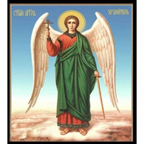 Angel Gardien 5D DIY Paint By Diamond Kit