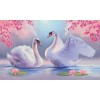 White Swan 5D DIY Paint By Diamond Kit