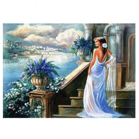 Greek Lady 5D DIY Paint By Diamond Kit