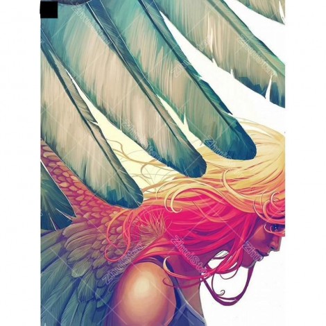 Winged Angel 5D DIY Paint By Diamond Kit