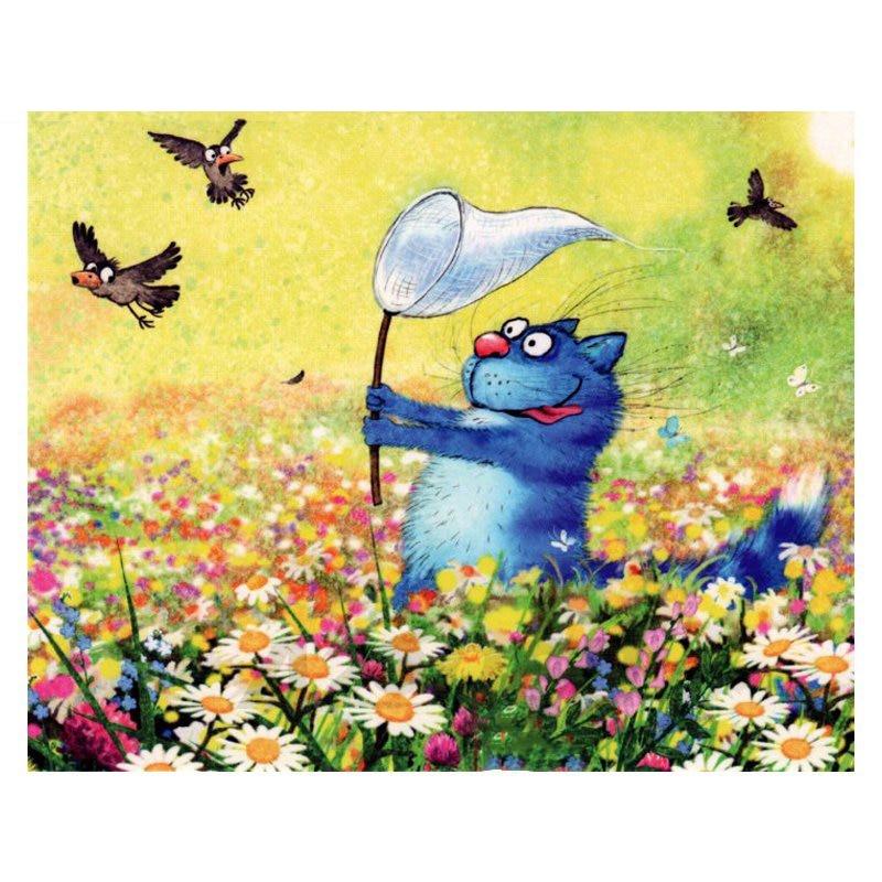 Cat Catching Birds 5...