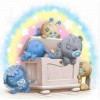 Cartoon Bear In Box 5D DIY Paint By Diamond Kit