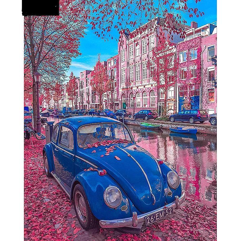 Car on Street 5D DIY...