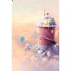 Aerial Red Tower 5D DIY Paint By Diamond Kit