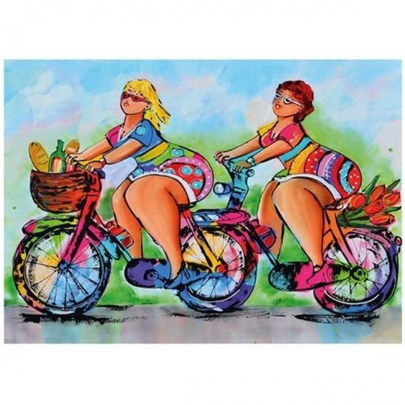 Women Biking 5D DIY ...
