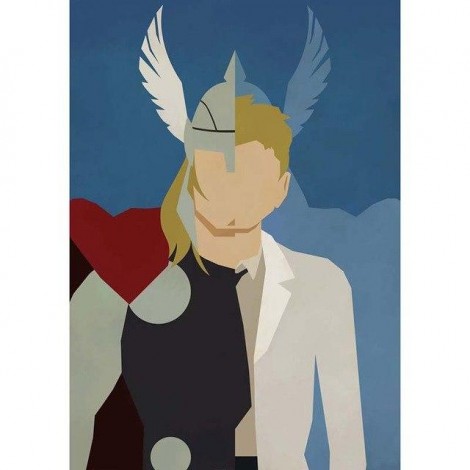 Cartoon Power Superhero 5D DIY Paint By Diamond Kit