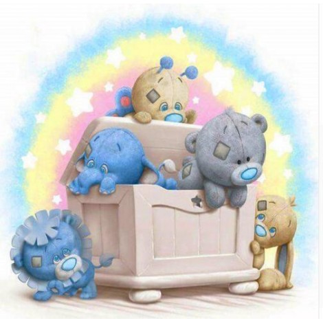 Cartoon Bear 5D DIY Paint By Diamond Kit