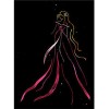 Princess With Pink Dress 5D DIY Paint By Diamond Kit