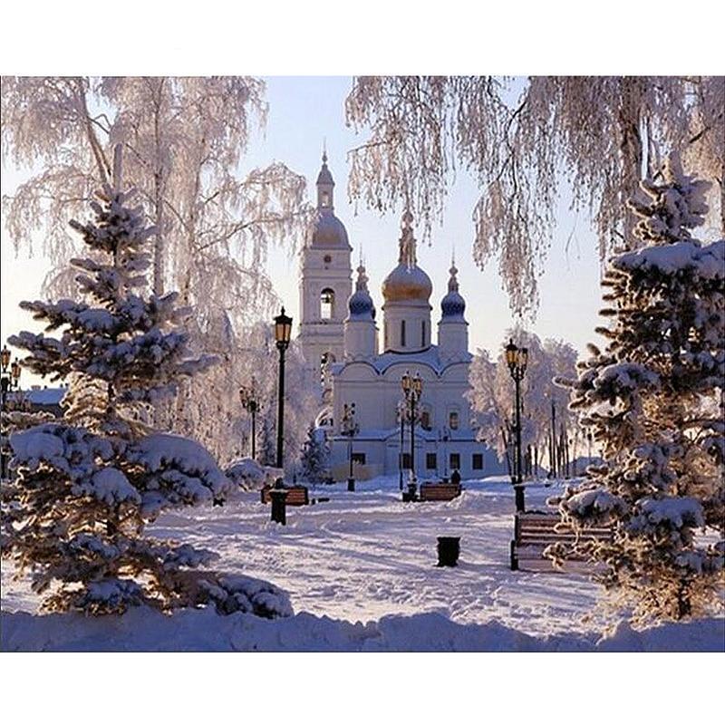 Snow Castle 5D DIY P...