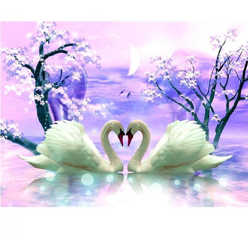 Swan Love 5D DIY Pai...