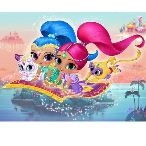 Cartoon Sister 5D DIY Paint By Diamond Kit