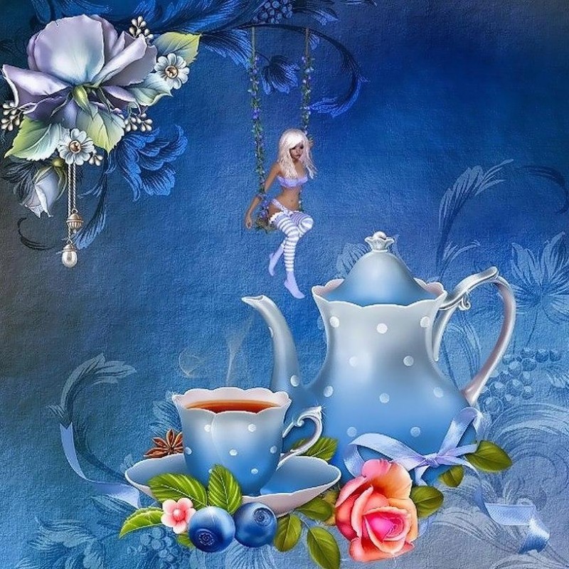 Teapot and Cup 5D DI...