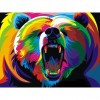 Aggressive Bear 5D DIY Paint By Diamond Kit