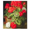 Red Flowers 5D DIY Paint By Diamond Kit