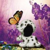 Butterfly & Puppy 5D DIY Paint By Diamond Kit