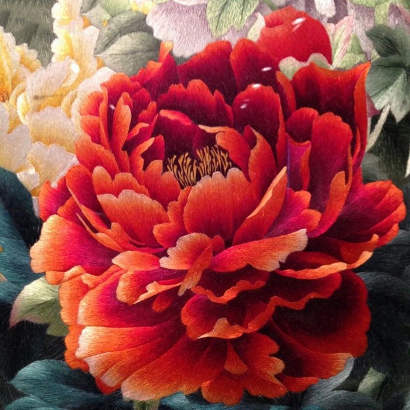 Red Flowers 5D DIY P...