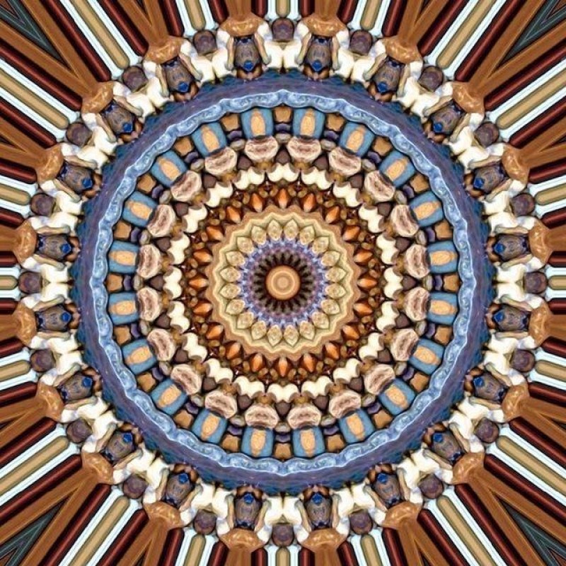 Blue And Orange Reli...