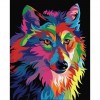 Colorful Fox 5D DIY Paint By Diamond Kit