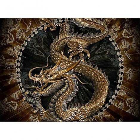 Dragon King 5D DIY Paint By Diamond Kit