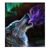 Cartoon Wolf & Stars 5D DIY Paint By Diamond Kit