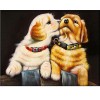 Diy Two Dogs Diamond 5D DIY Paint By Diamond Kit