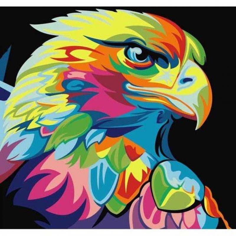 Colorful Eagle Witho...