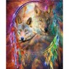 Wolf and Feather Love 5D DIY Paint By Diamond Kit