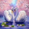 Swans At Ease 5D DIY Paint By Diamond Kit