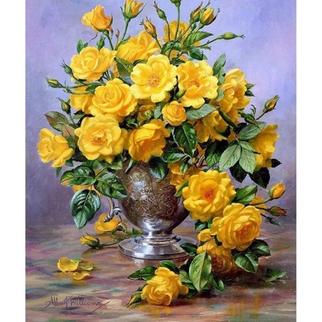 Flowers 5D DIY Paint By Diamond Kit