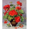 Red Flower 5D DIY Paint By Diamond Kit