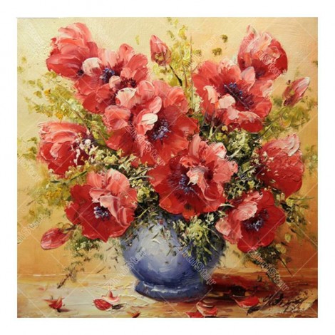 Bonsai Safflower 5D DIY Paint By Diamond Kit