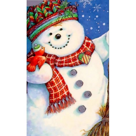 Snowman 5D DIY Paint By Diamond Kit