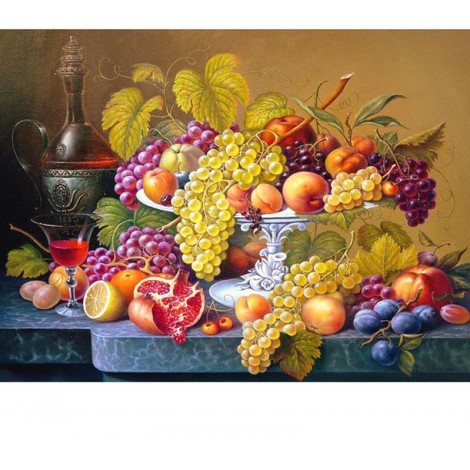 Artistic Fruits 5D DIY Paint By Diamond Kit