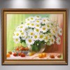 White Daisies Floral 5D DIY Paint By Diamond Kit