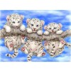 Three Cute Cubs 5D DIY Paint By Diamond Kit