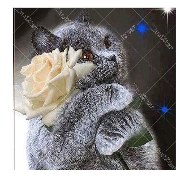 Grey Kitten 5D DIY P...