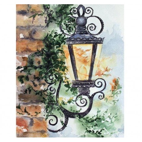 Street Light 5D DIY Paint By Diamond Kit