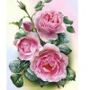 Beautiful Pink Rose 5D DIY Paint By Diamond Kit