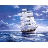 Voyage Sailing Ship 5D DIY Paint By Diamond Kit