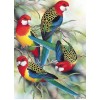 Colorful Birds On The Tree 5D DIY Paint By Diamond Kit