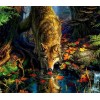 Wolf by the Stream 5D DIY Diamond Painting