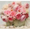 Pink Rose Floral 5D DIY Paint By Diamond Kit