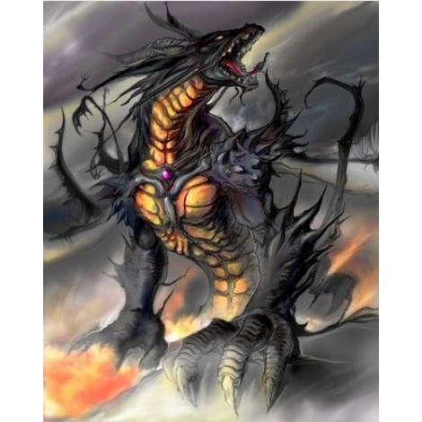 Crucio Cross Stitch,Square Rhinestone 5D DIY Paint By Diamond Kit