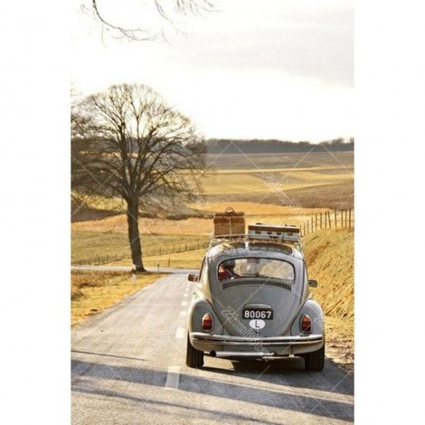 Autumn Car 5D DIY Paint By Diamond Kit