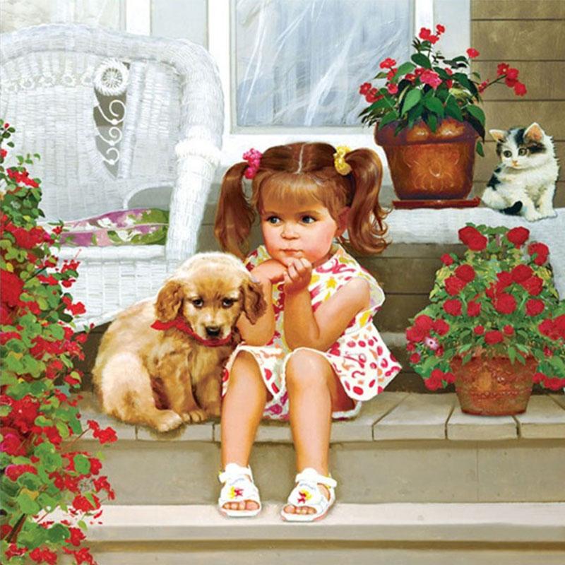 Cute Baby & Pupp...