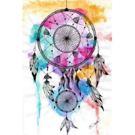Dreamy Dream Catcher 5D DIY Paint By Diamond Kit