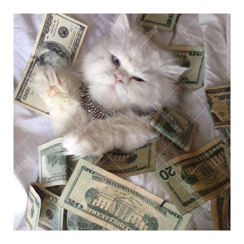 Dollar Cat 5D DIY Pa...
