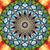 Dark Khaki Religion Mandala 5D DIY Paint By Diamond Kit
