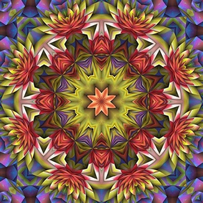 Floral Religion Mand...